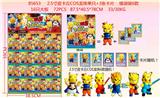 OBL974359 - 2.5寸皮卡丘COS龙珠单只+3张卡片 锡袋装6款 16只大板 卡片和6款公仔随机