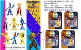OBL974671 - 4.5寸玩具熊安全漏洞Boss3 2只卡装/4款
