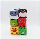 OBL975055 - 6款自动哨动物搪胶积木