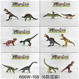 OBL976097 - 带IC发声恐龙6款混装