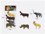 OBL976789 - 6.5寸野生动物4只装