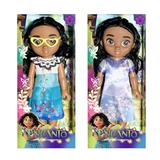 OBL977518 - 14寸3D眼空身身体带鞋子Encanto魔法满屋公主米拉贝尔 伊莎贝拉带眼镜带普通音乐