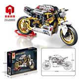 OBL977911 - 摩托-复古版杜卡迪V4S（890pcs）
