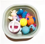 OBL978278 - 24方盆配搪胶动物