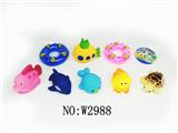 OBL978404 - 搪塑动物配游泳圈