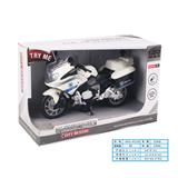 OBL978513 - 1:20灯光音乐滑行警察摩托车(包电3*AG13)