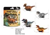 OBL980410 - PVC环保回力恐龙车（4款混装）