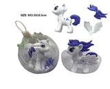 OBL982250 - PVC环保10CM球蛋塑料拼装马宝丽礼3款混装.头发翅膀都可以任意搭配