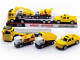 OBL982413 - 惯性拖头车载滑行皮卡车回力工程车