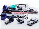 OBL982446 - 惯性拖头车载滑行皮卡车回力工程车