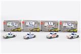 OBL983400 - 1:64 滑行 合金老爷车警车单只庄