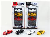 OBL983415 - 1:50仿真合金回力跑车4只
