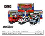 OBL983500 - 1：32拉达尼瓦合金警车 回力 双开门 单只庄