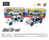 OBL983521 - 1：32拉达尼瓦合金警车 回力 双开门 灯光音乐包电 单只庄