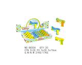 OBL983960 - 迷你声光音乐五四枪（12PCS）