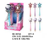 OBL983971 - 女孩声光音乐摇摆音效魔法棒（6PCS)