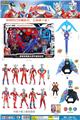 OBL986236 - 15CM正版超人+变身器（声光）+怪兽+
卡片