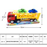 OBL987965 - 惯性双层平板载2只赛车