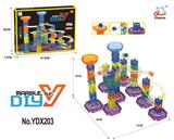 OBL988338 - DIY滚珠轨道拼装积木（79PCS）