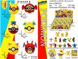OBL990099 - 7CM精灵球6款（加膜）12只展示盒+说明书
