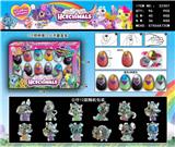 OBL990172 - 2寸捏碎蛋+公仔 12只开窗盒
