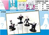 OBL990249 - 3寸海绵宝宝小丑版（带底座）单只OPP袋装（4只1大包）