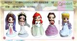 OBL990306 - 6寸婚纱公主手办公仔单只+底座 胶袋装5款