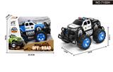 OBL995453 - 惯性  皮卡警车  越野车1:28