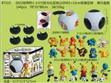 OBL996999 - 2022世界杯1-3.5寸皮卡丘足球公仔6只+12CM惊喜足球 单只盒装（足球有5个储物柜）12款1寸小精灵和6款3.5寸小精灵随机