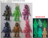 OBL997481 - 5.5寸玩具熊之幽灵（夜光发光关节可活动）单只OPP袋装6款