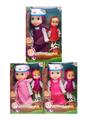 OBL998617 - 10寸空身带IC玛莎娃娃 带6寸空身玛莎娃娃+医生帽子 3色混 （玫红，紫色，粉色）