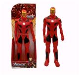 OBL999286 - 动漫英雄联盟11.5寸全搪胶反派钢铁侠带主题灯光音乐   【手脚360度旋转。身体360度旋转】