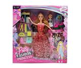 OBL999611 - 11寸芭比娃娃实身活手带配件